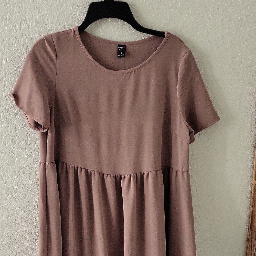 Elegant Mauve Maxi Dress